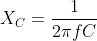 Xc is capacitive