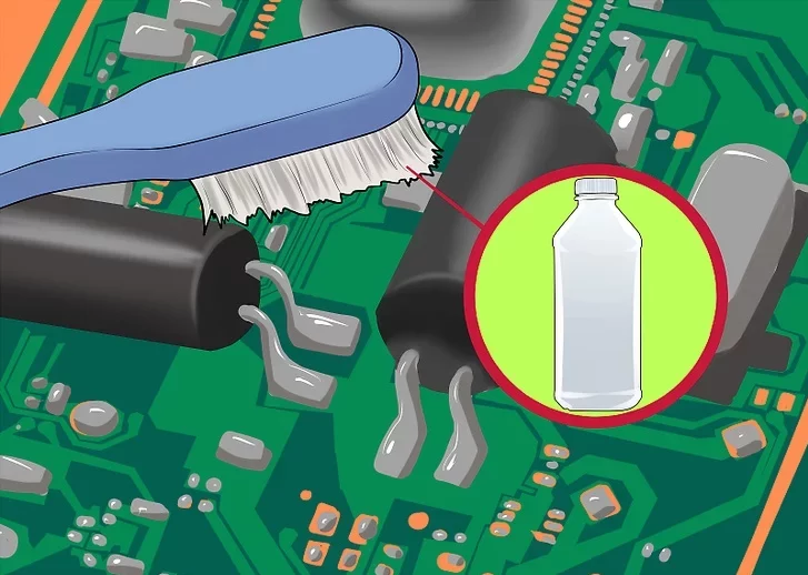Step #9 - Cleaning the PCB